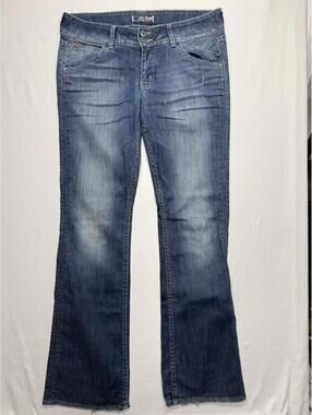 VTG Hudson Signature Bootcut Jeans Made Is Los Angeles Perfect Fading 31x33